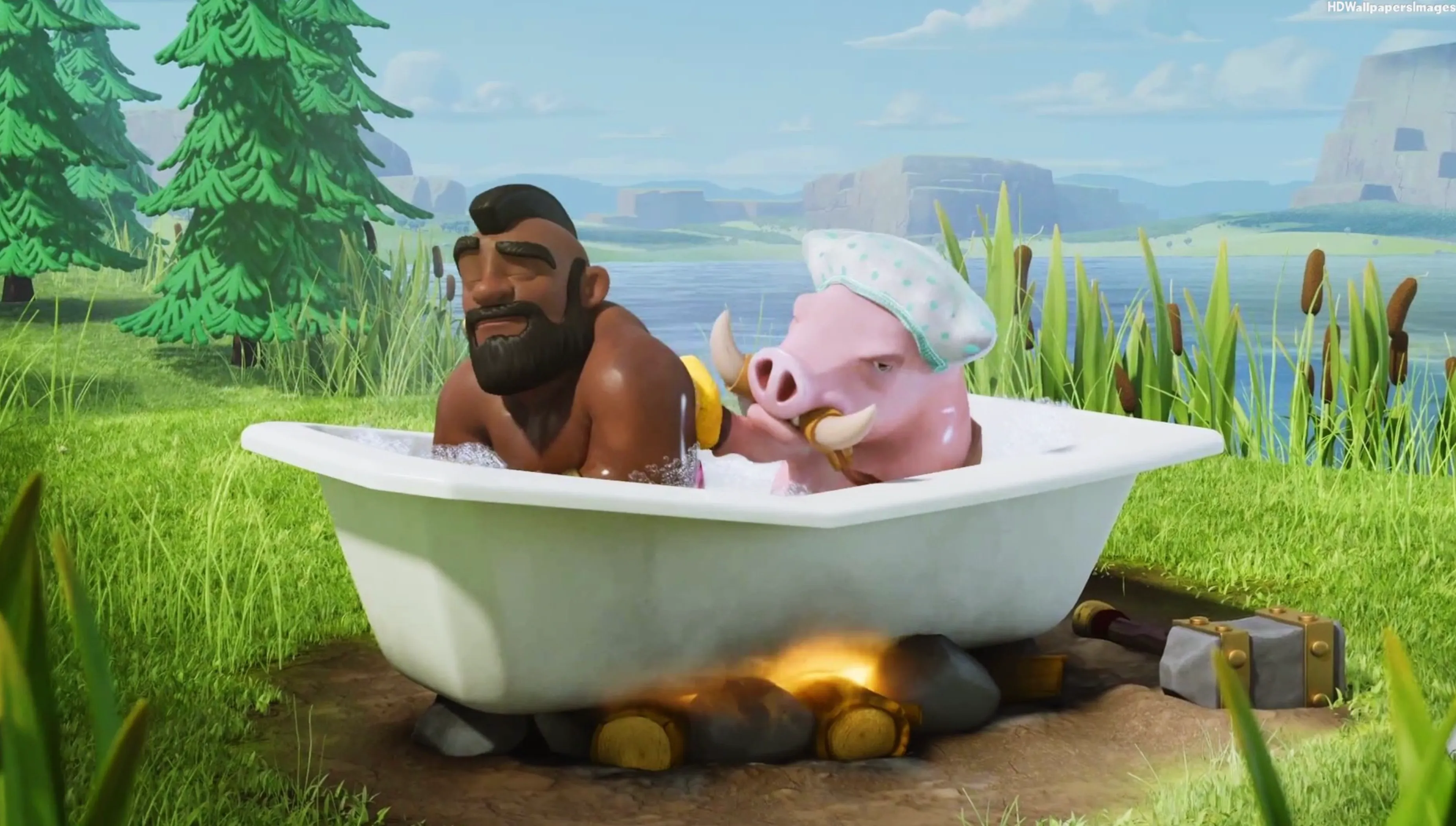 Hog Rider clash of clans